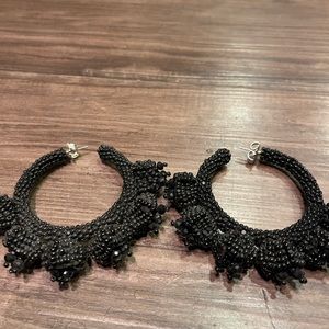 Black earrings